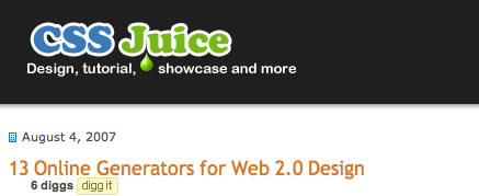 13 Online Generators for Web 2.0 Design