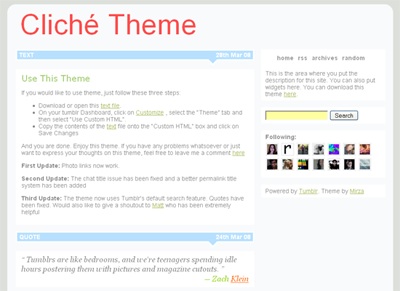 かっこいいTumblrテーマ20選