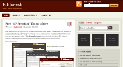 かっこいいフリーのWordPressテーマ45