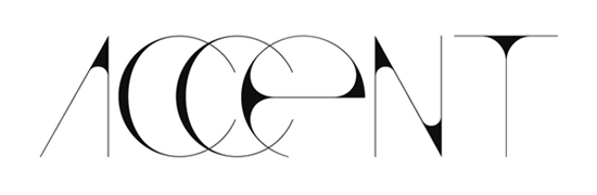クールなモダンセリフ書体「Accent&trade;」