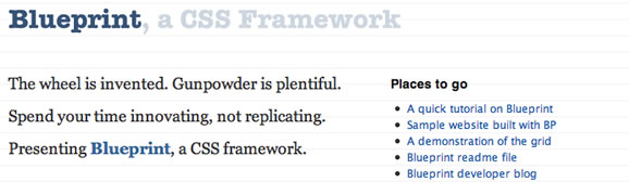Blueprint: A CSS Framework
