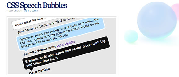 CSS Speach Bubbles