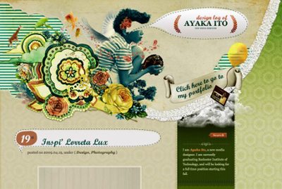 エレガントでオリジナルなブログデザイン集