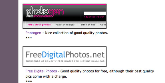 Favorite 10 Free Stock Photo Download Sites