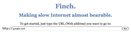CSSや画像を排除して表示してくれる『Finch』