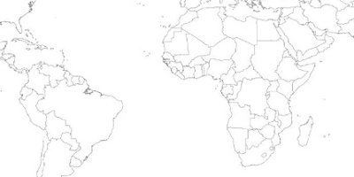 ベクターの世界地図データ集
