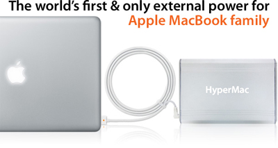 MacBookの外部電源『HyperMac』