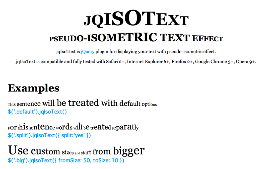 Jqisotext