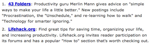 The Top 100 Productivity and Lifehack Blogs