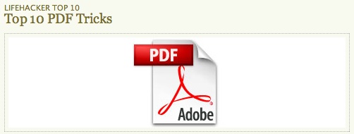 Top 10 PDF Tricks