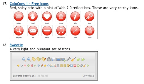 The Icon Grab Bag: The Top 50 Sources for Free Designer Icons