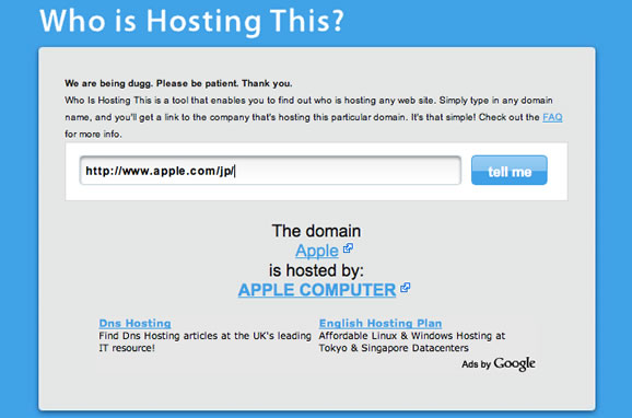 Who is Hosting This  ?